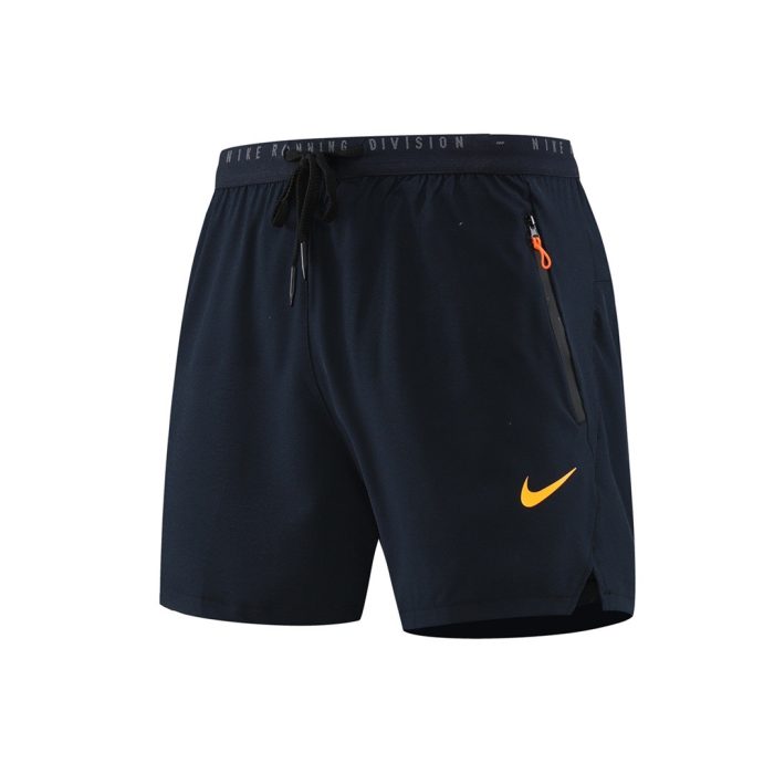 Short De Compression 2 en 1 Nike - Bleu/Orange