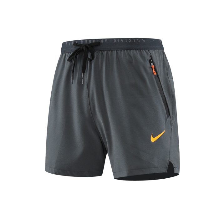 Short De Compression 2 en 1 Nike - Gris/Orange