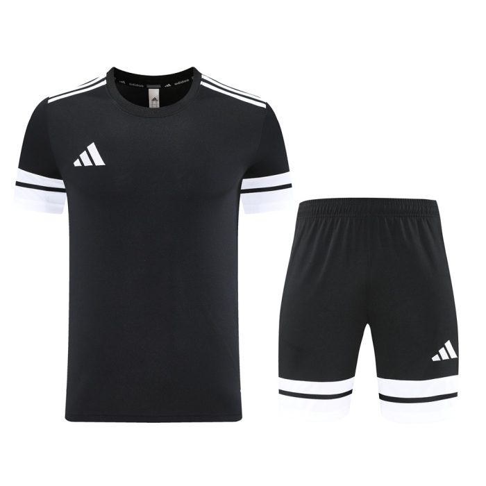 Ensemble Adidas - Noir/Bande Blanc