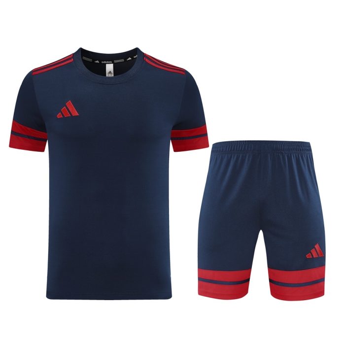 Ensemble Adidas - Bleu Nuit/ Bande Rouge