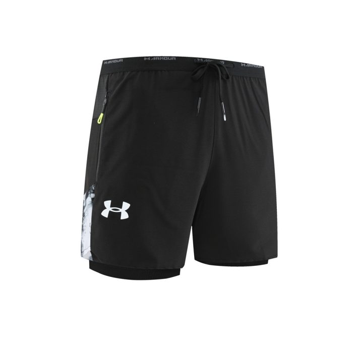 Short De Compression 2 en 1 Under Armour - Noir