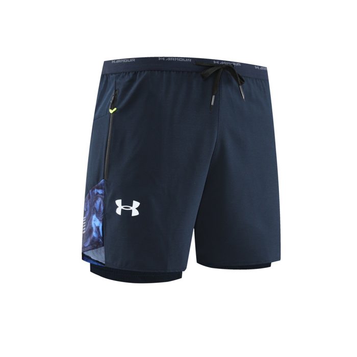 Short De Compression 2 en 1 Under Armour - Bleu