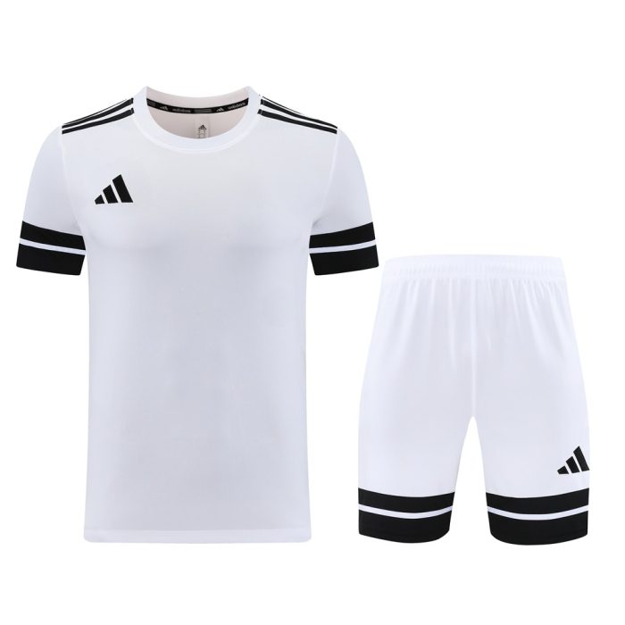 Ensemble Adidas - Blanc/ Bande Noir