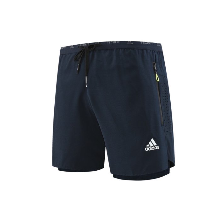 Short De Compression 2 en 1 Adidas - Bleu