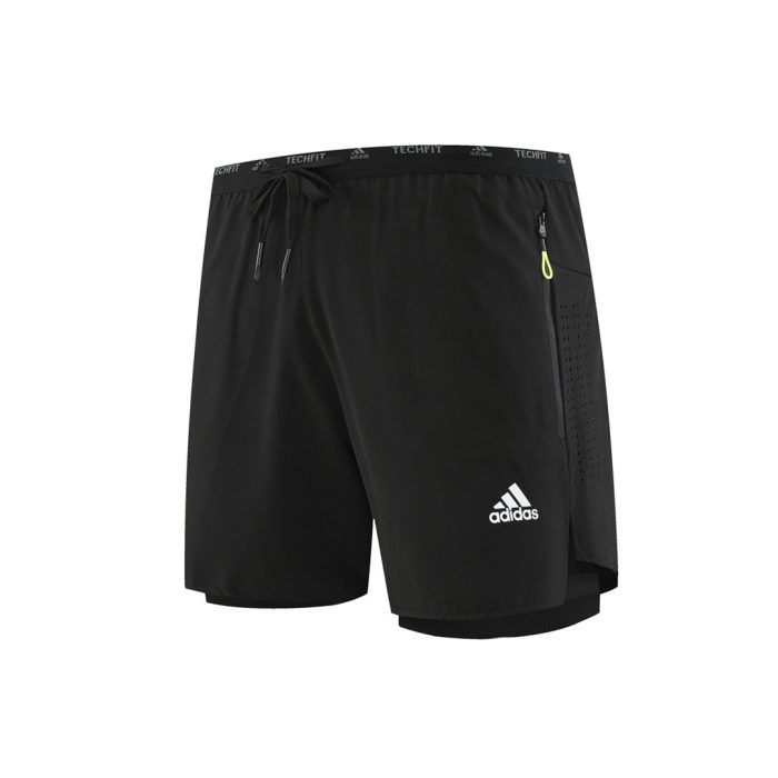 Short De Compression 2 en 1 Adidas - Noir