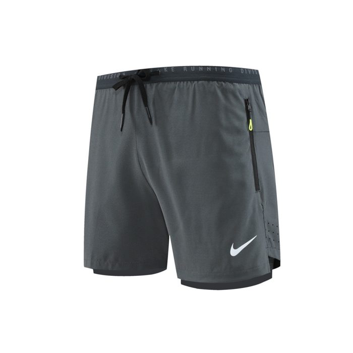 Short De Compression 2 en 1 Nike - Gris