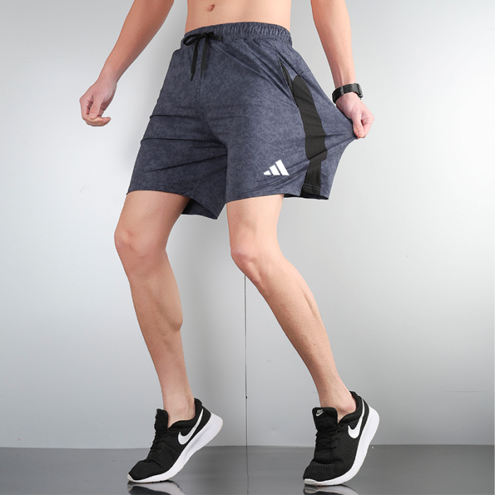 Short De Sport Adidas - Bleu