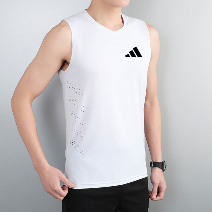 T-Shirt Adidas Sans Manche - Blanc