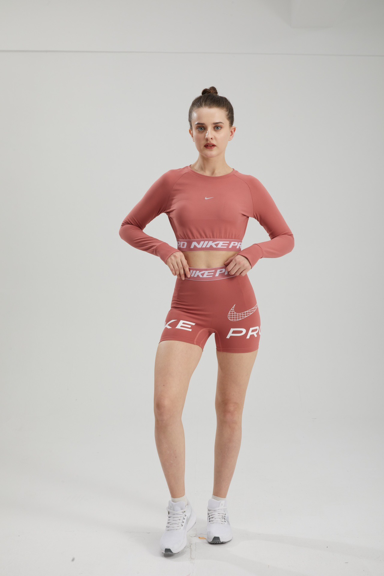 Ensemble Legging Nike - Rose