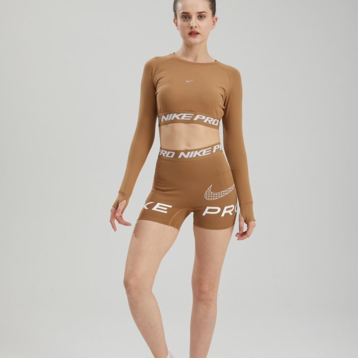 Ensemble Legging Nike - Marron