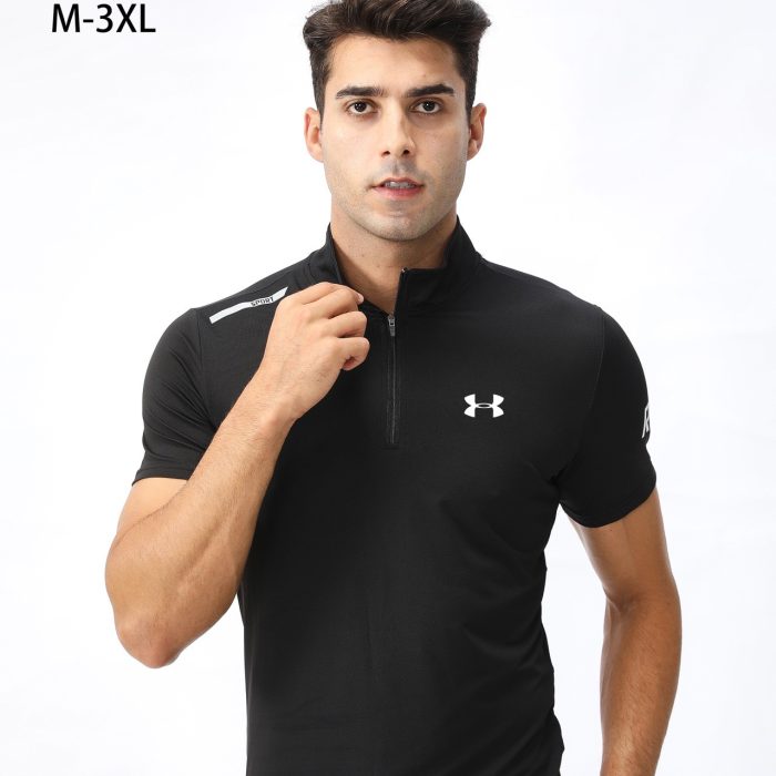 T-Shirt Under Armour 1/4 Zip - Noir