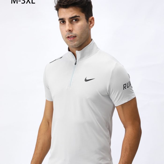 T-Shirt Nike 1/4 Zip - Blanc