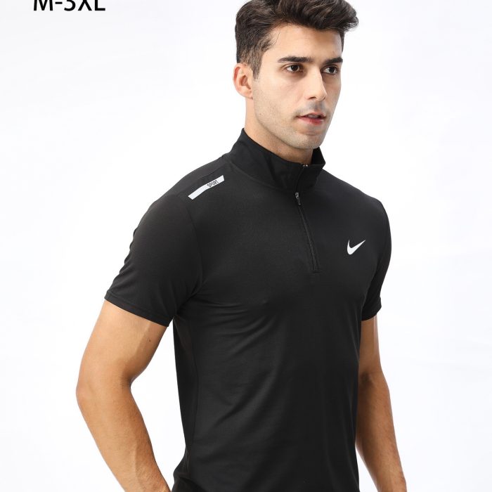 T-Shirt Nike 1/4 Zip - Noir