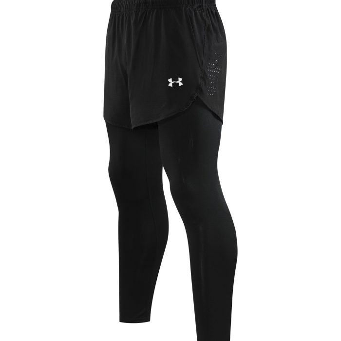 Short de Compression 2en1 Longues Under Armour - Noir
