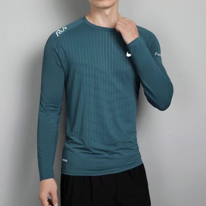 T-Shirt Nike Manches Longues – Bleu/Run