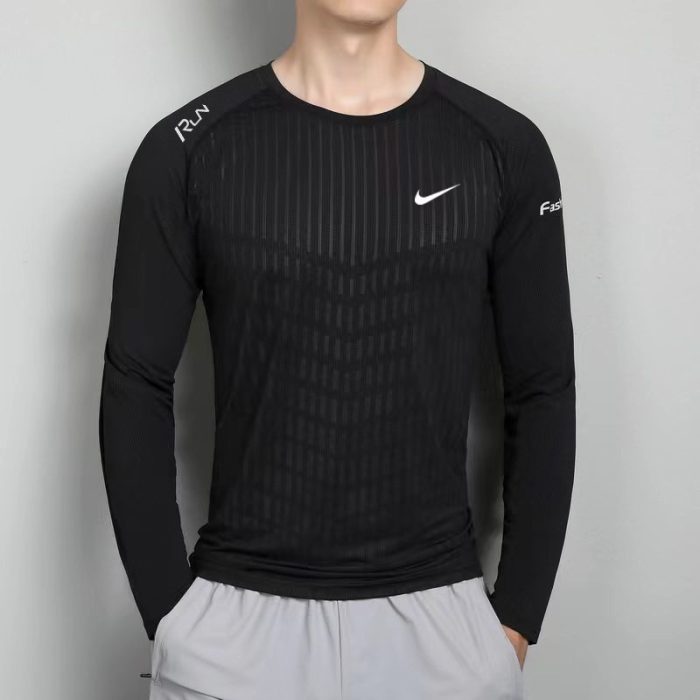 T-Shirt Nike Manches Longues – Black/Run