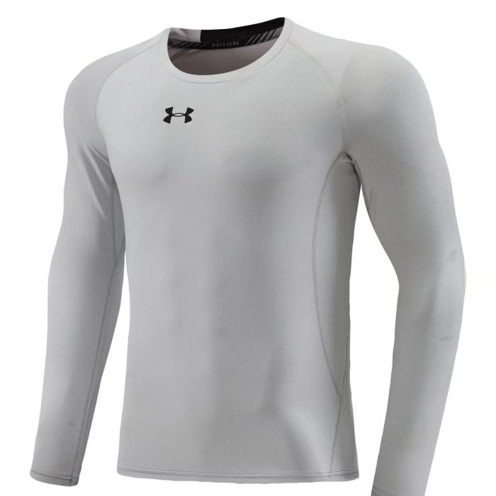 T-Shirt de Compression Under Armour – Gris Foncé