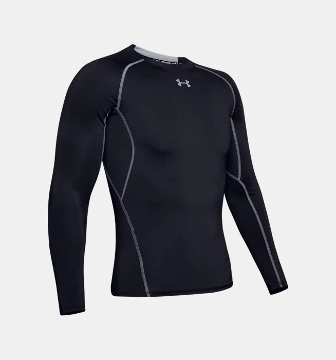 T-Shirt de Compression Under Armour - Noir/Blanc