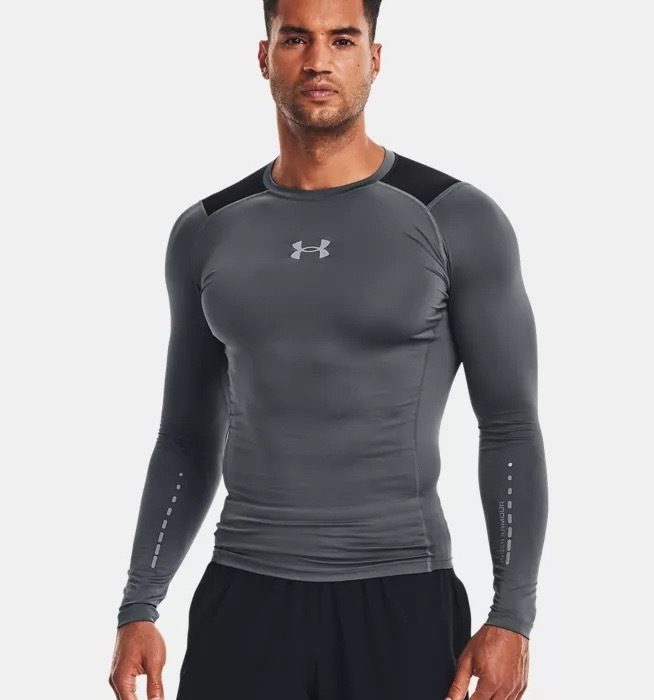 T-Shirt de Compression Under Armour - Gris/Noir