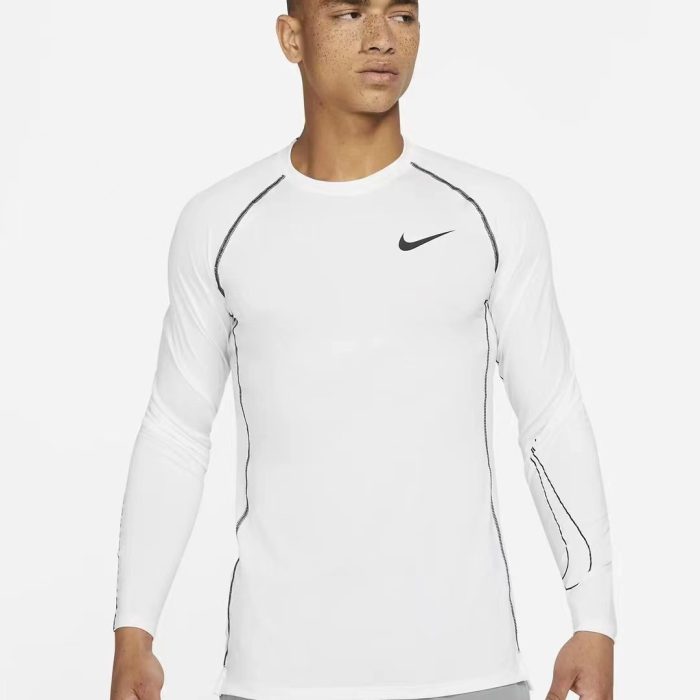 T-Shirt de Compression Nike – Blanc