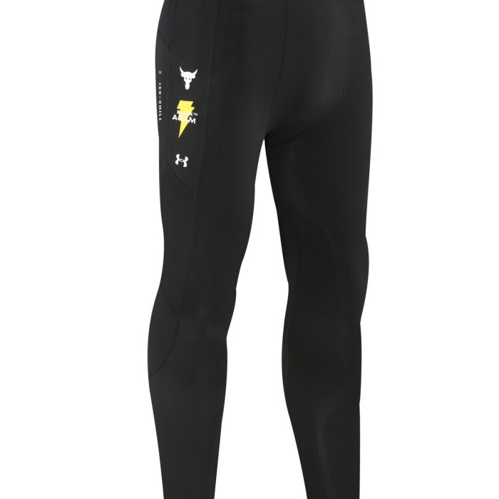 Cuissard Compression Longues Under Armour - Noir/Jaune