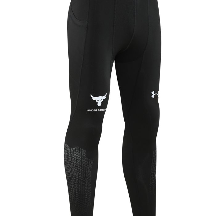 Cuissard Compression Longues Under Armour - Noir/Blanc