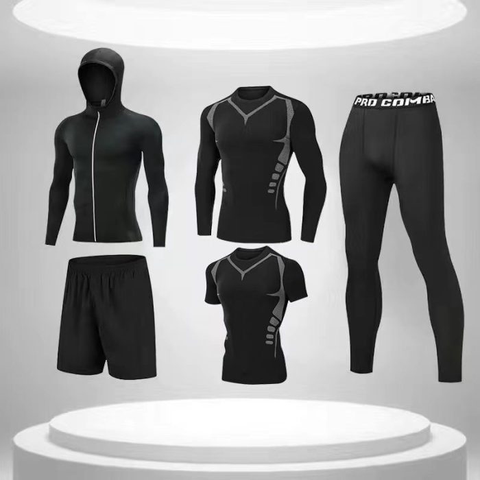 Pack Training 5en1 - Noir/Gris