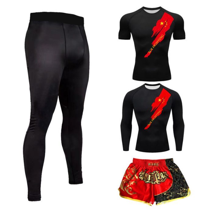 Ensemble 4pcs MARS – Noir/Rouge