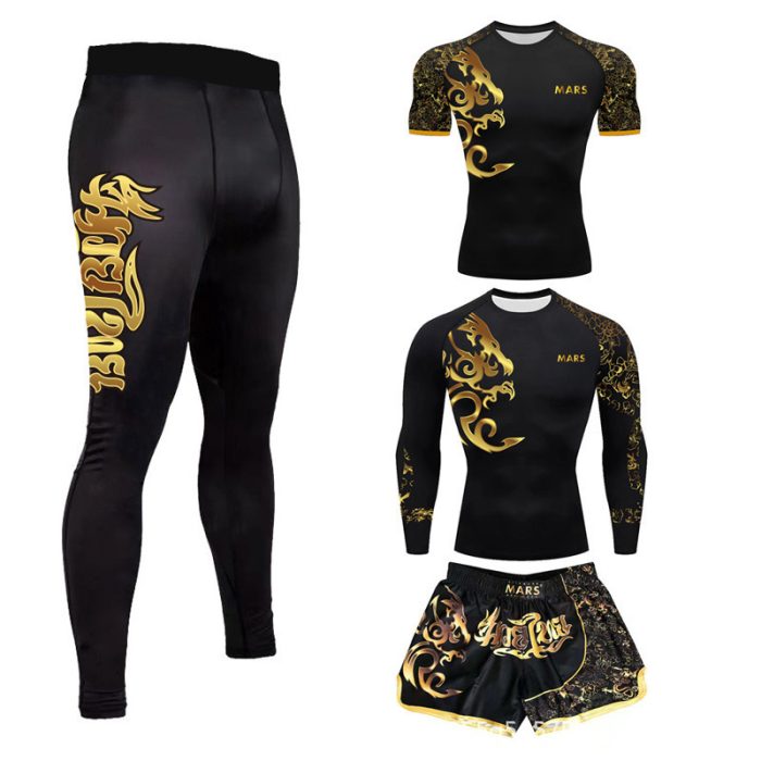 Ensemble 4pcs MARS – Noir/Doré