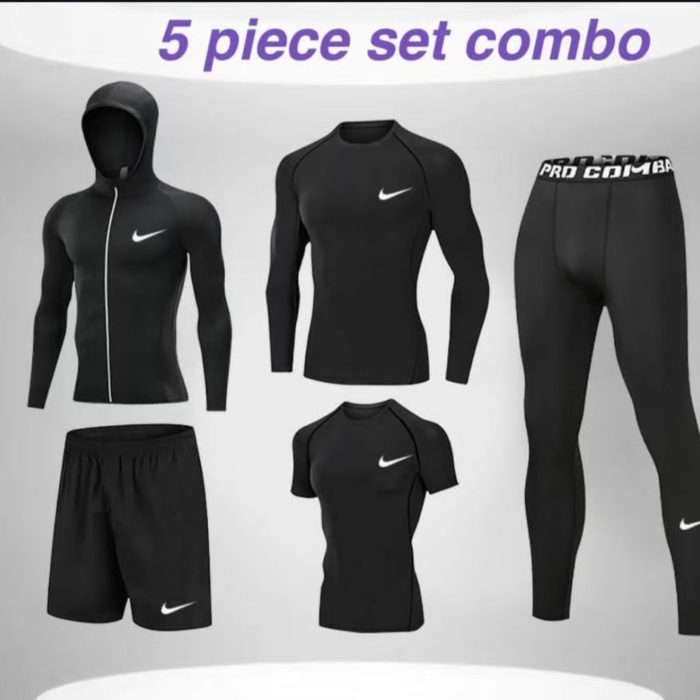 Pack Set Combo 5 Piece Nike - Noir