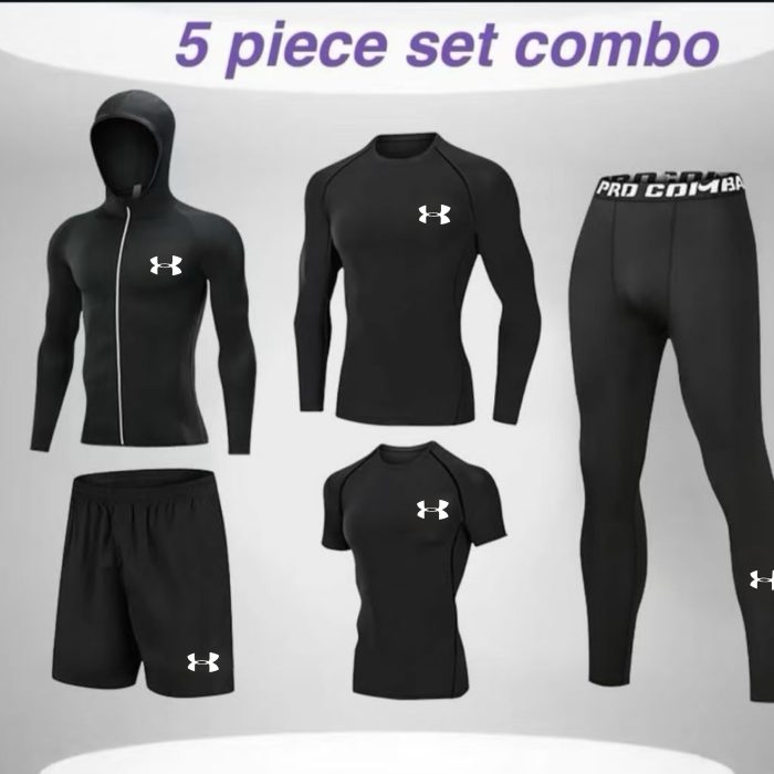 Pack Set Combo 5 Piece Under Armour – Noir