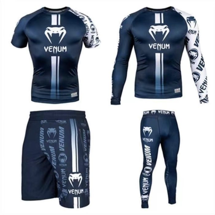 Ensemble 4pcs Venum – Bleu/Blanc