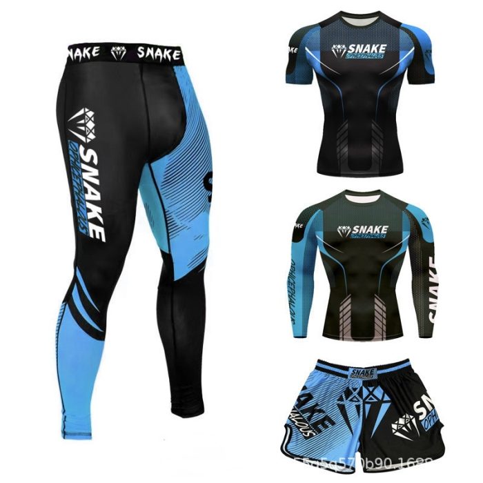 Ensemble 4pcs Snake – Noir/Bleu